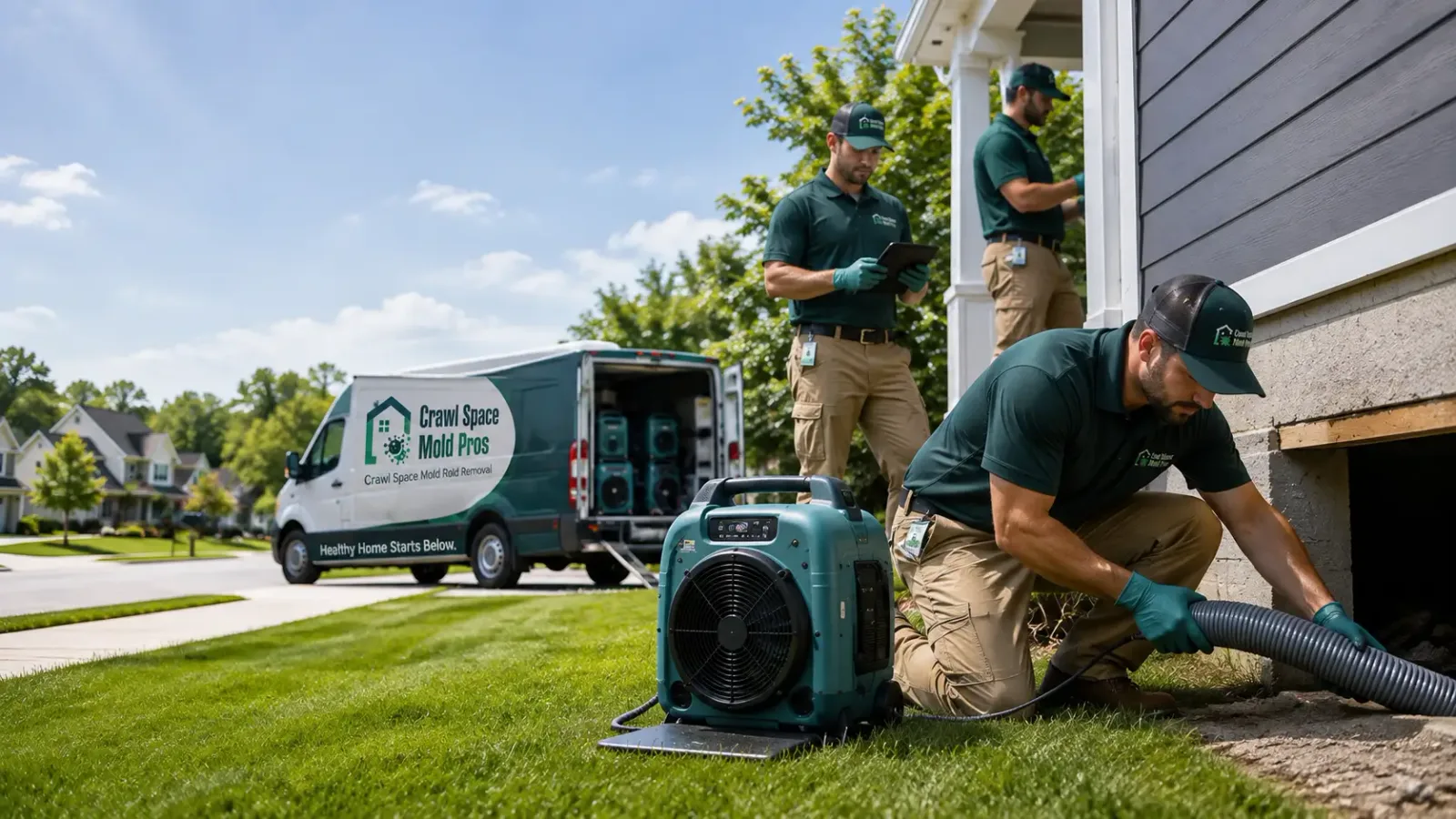 Crawl Space Mold Removal in Centralia, IL
